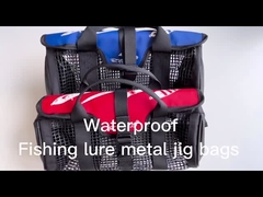 ชุดกระเป๋าปลากลางแจ้ง กระเป๋าเป้าล่อ โลหะ Jig Lure กระเป๋าเป้หลัง poliest กระเป๋าเป้หลัง